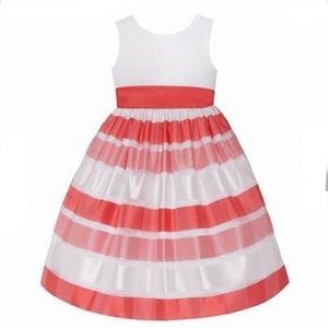 American Princess White &‎ Pink Occasion Dress 5